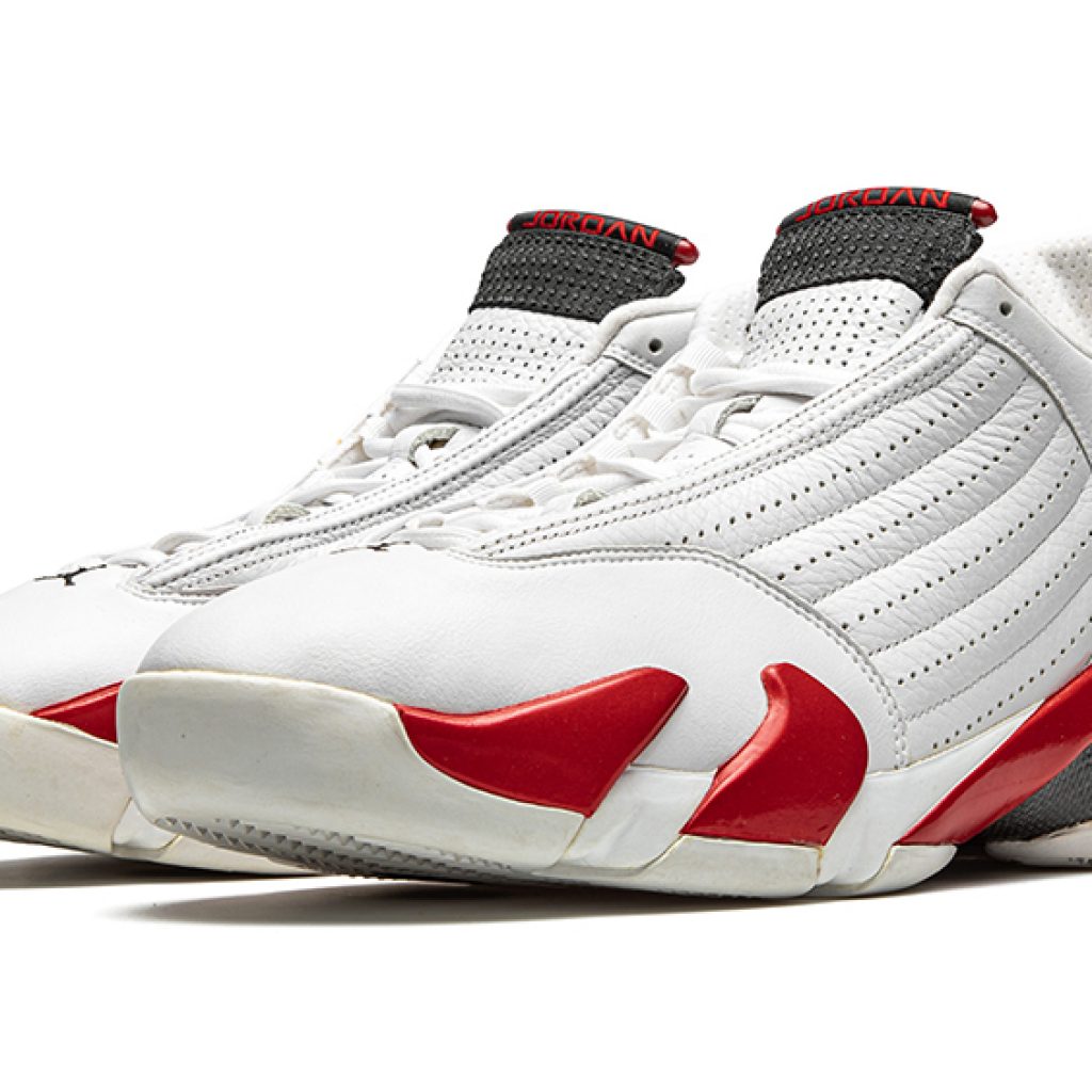 Lot 11 is a pair of “Chicago” Air Jordan 14 sneakers that can be seen in The Last Dance. 