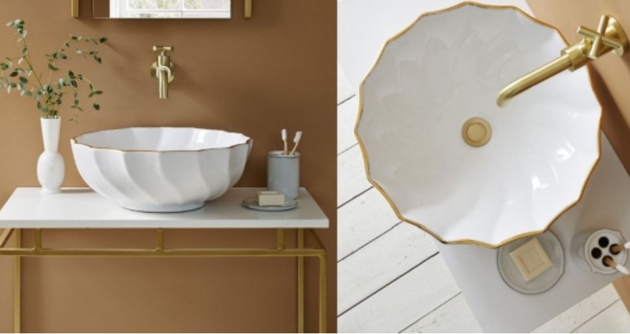 MAKE YOUR BATHROOM SHIMMER WITH MAJESTY